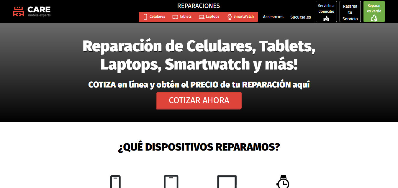 Care Mobile - Service E-Commerce