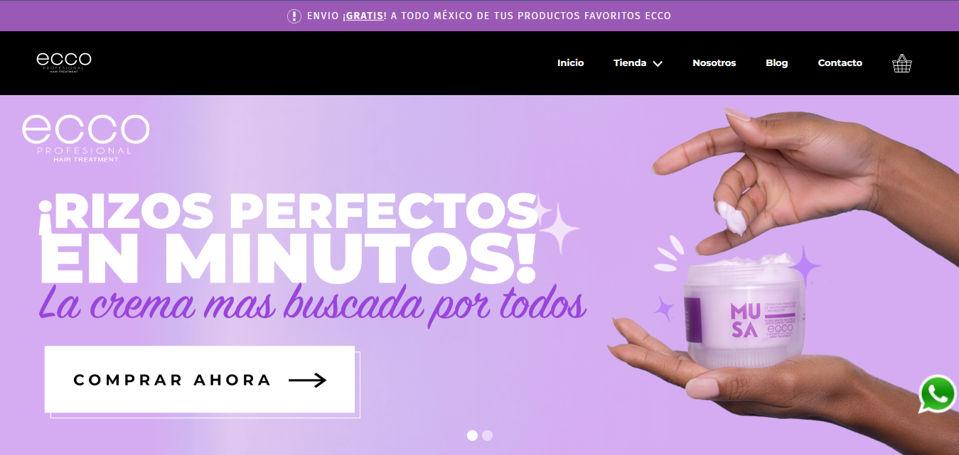 Ecco Beauty - Product E-Commerce